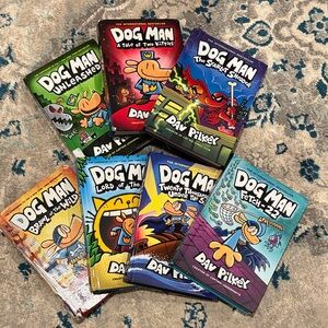 Dog Man Book Collection by Dav Pilkey